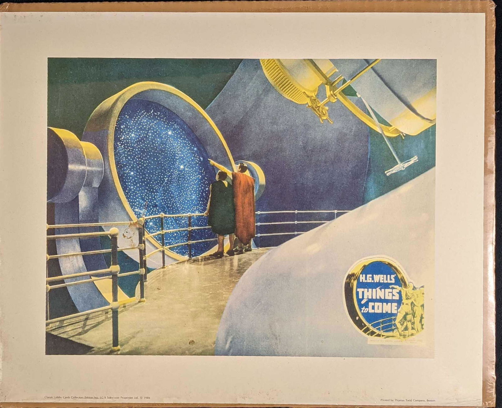 HG Wells Things To Come Reproduction Lobby Card (1 of 4)