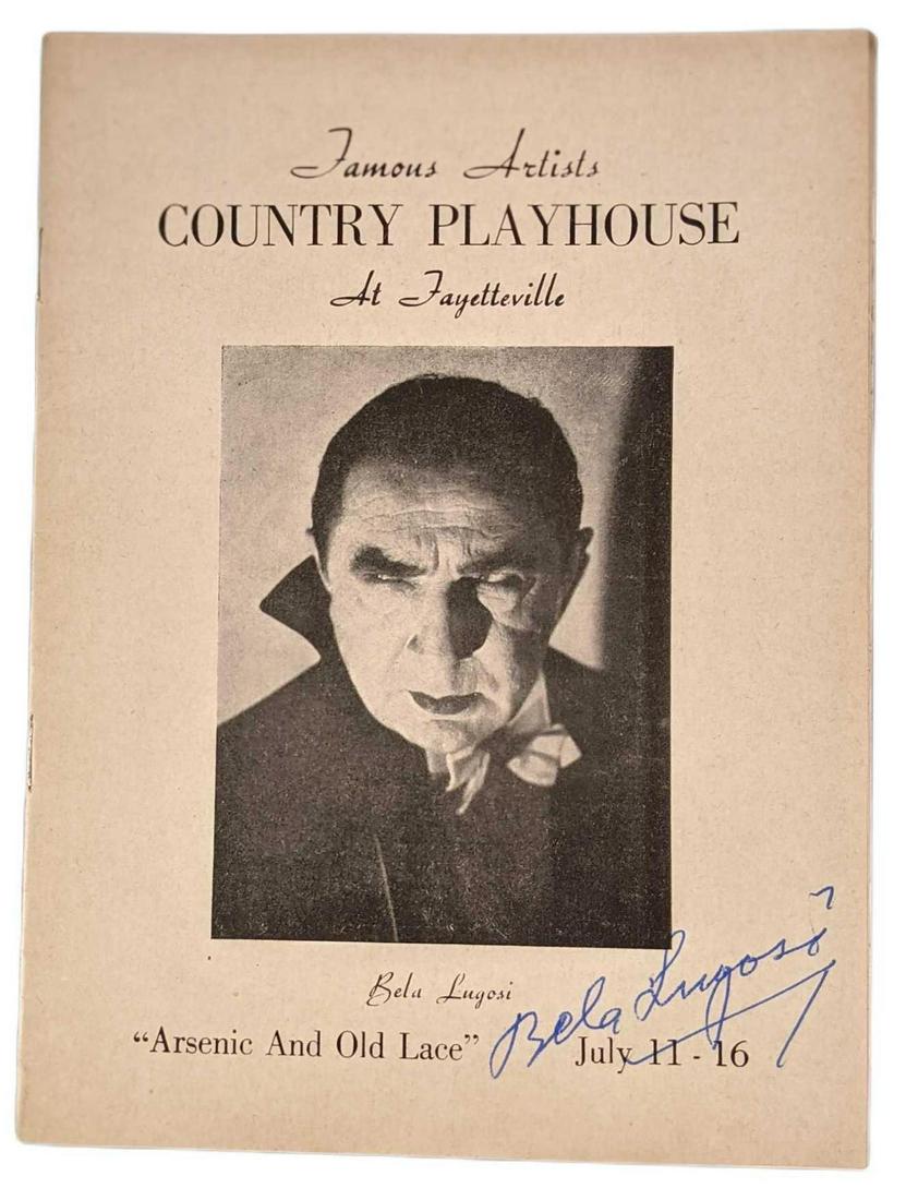 Bela Lugosi Signed "Arsenic and Old Lace" Program (1 of 6)