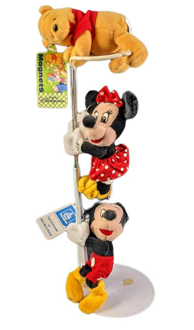 Disney Parks Mini Plush Huggers Mickey Minnie And Pooh (1 of 5)
