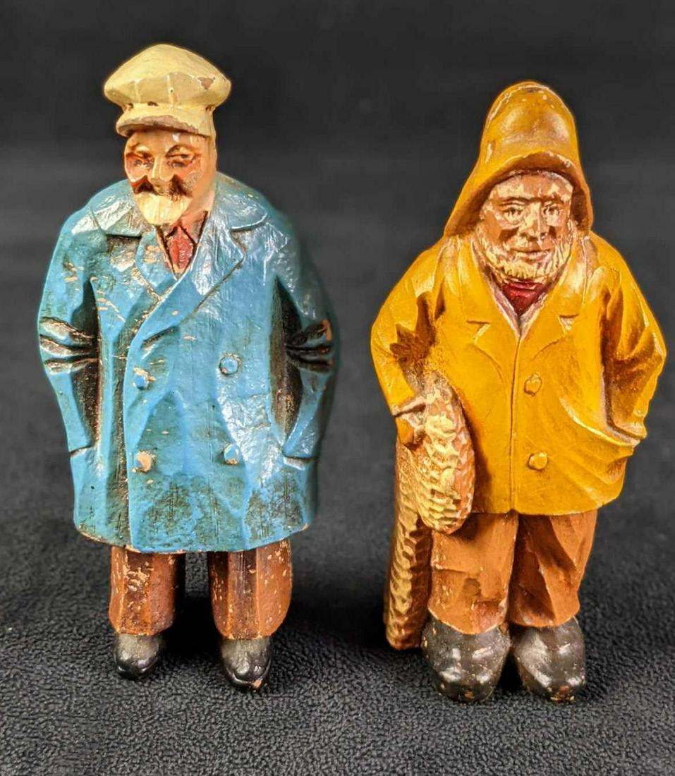 Resin Old Salty Sailor And Old Captain Figurines (1 of 6)
