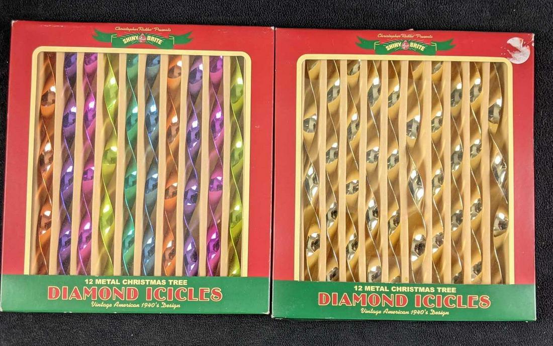 Shiny Brite Christmas Tree Ornaments Icicles A5 (1 of 4)