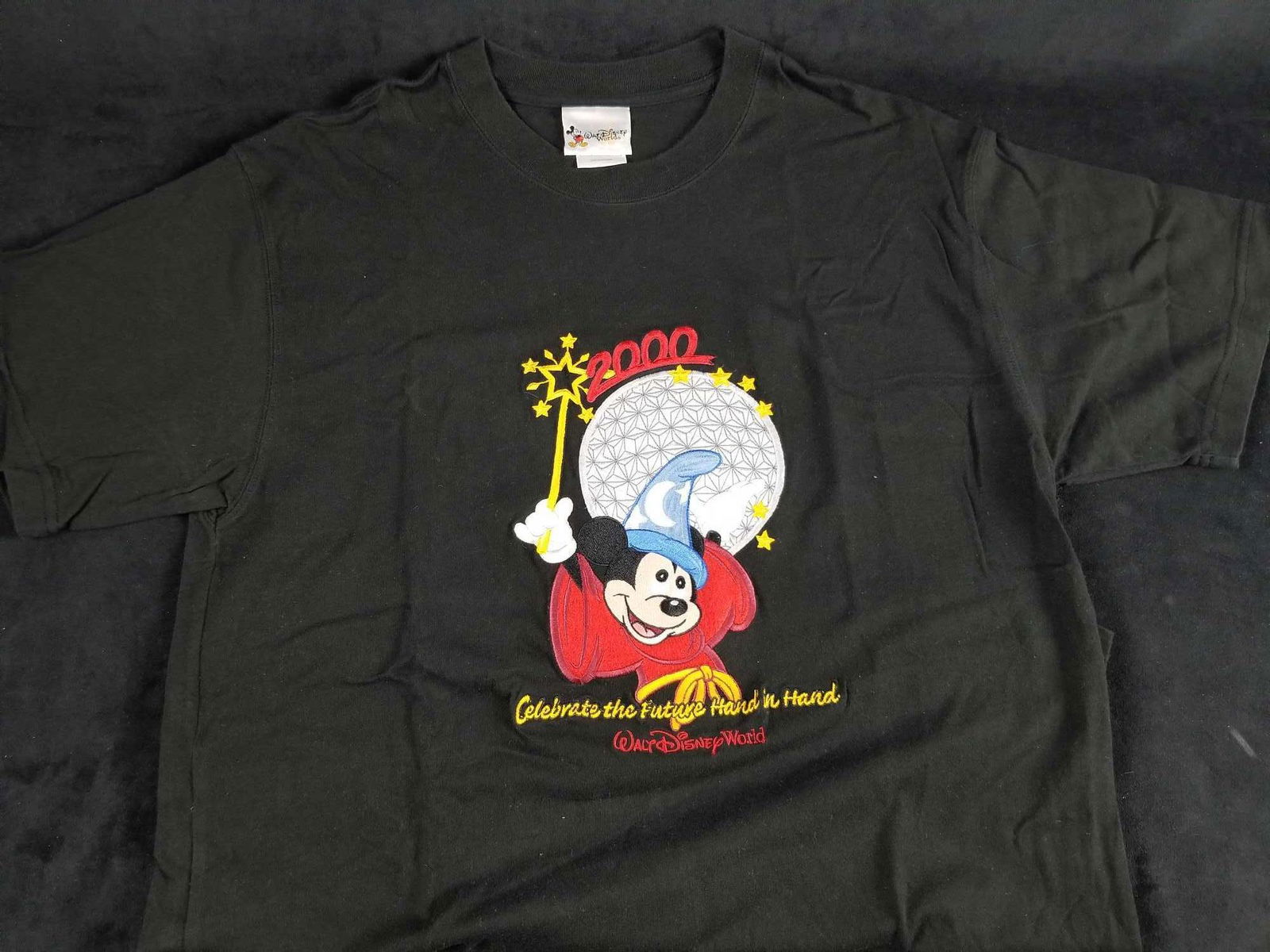 Vintage 2000 Embroidered Mickey Mouse Wizard Unisex (1 of 5)