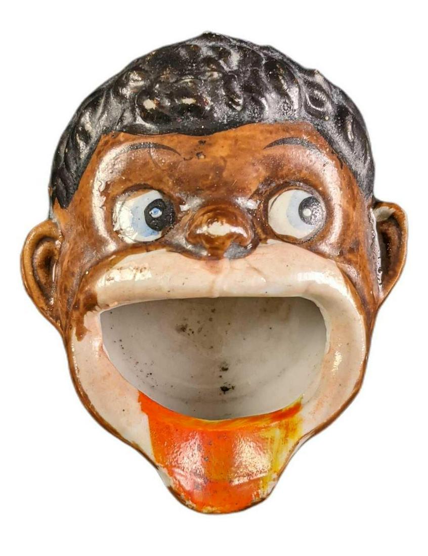 Vintage Black Americana Open Mouth Ashtray (1 of 4)