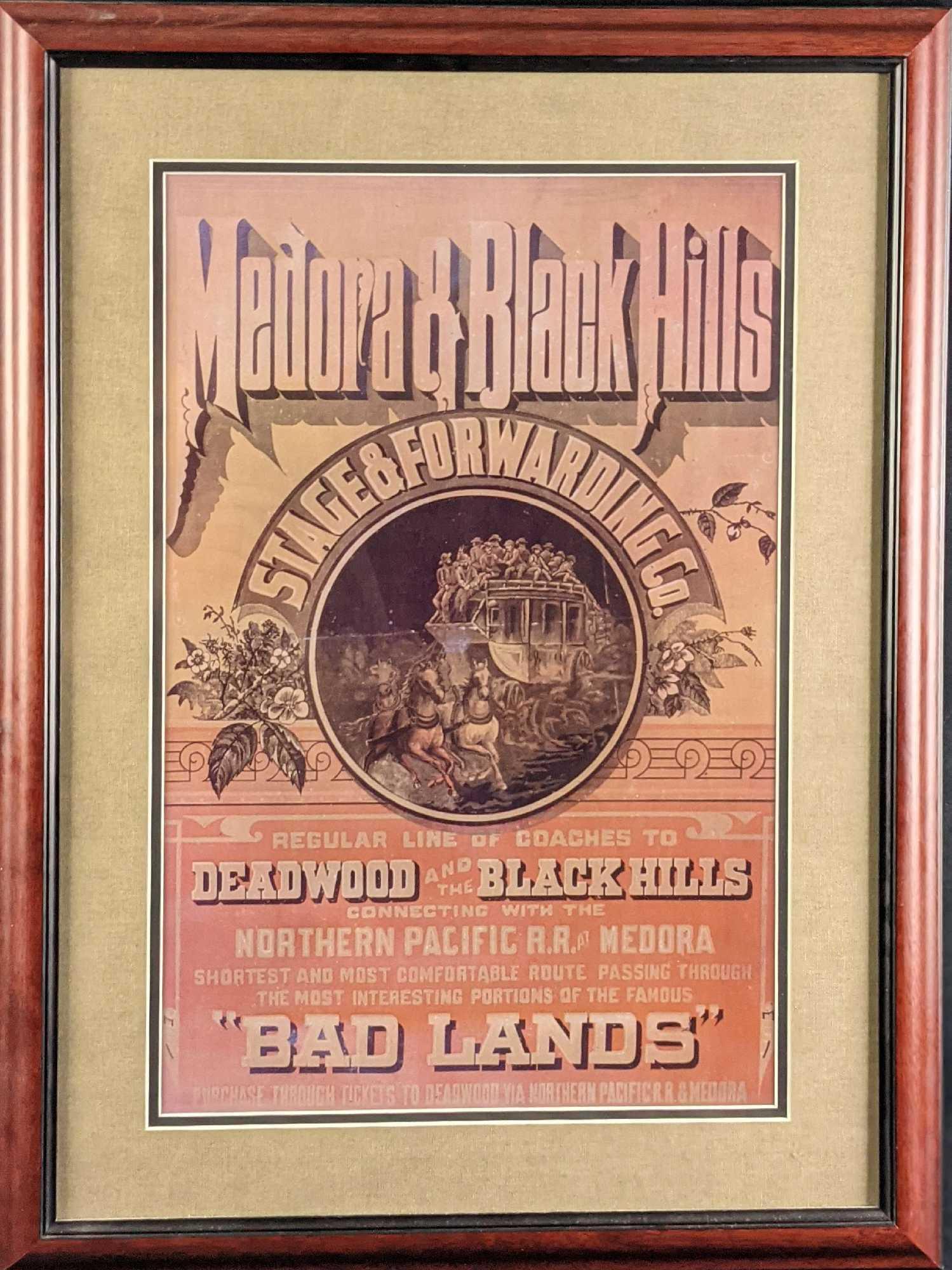 Medora & Black Hills Stage & Forwarding Co. Poster (1 of 5)