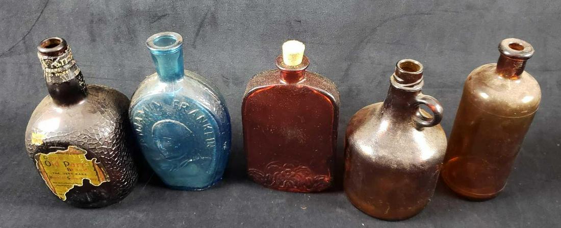 5 Vintage Bottles (1 of 7)