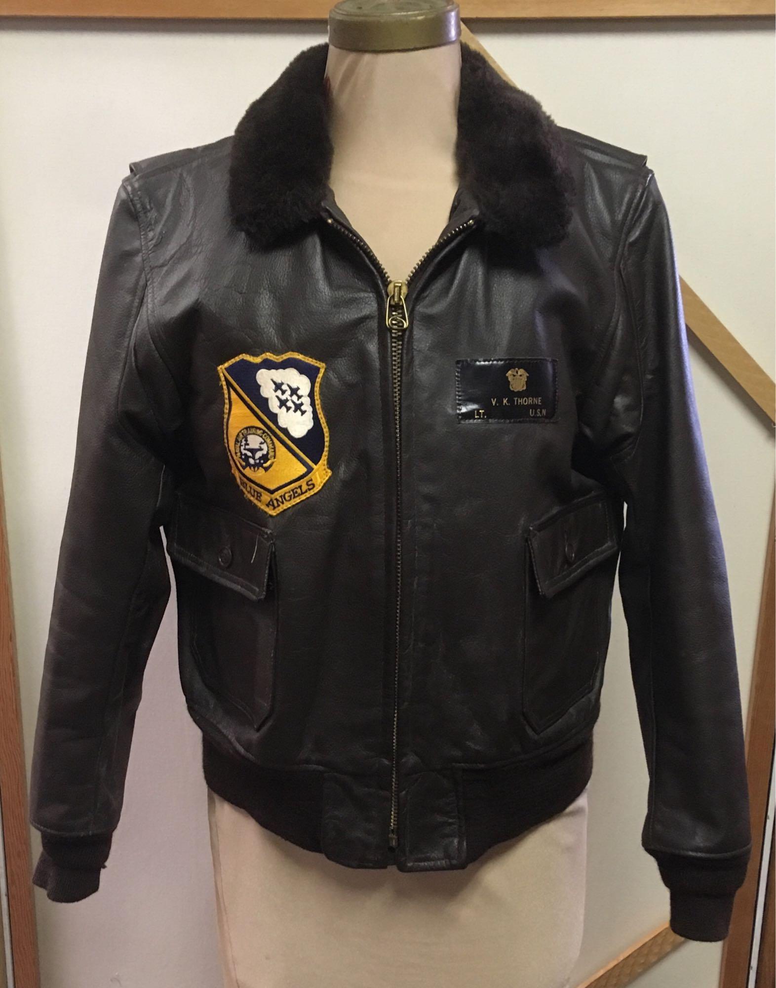 Authentic Named Blue Angels G1 Naval Flight Jacket (1 of 8)