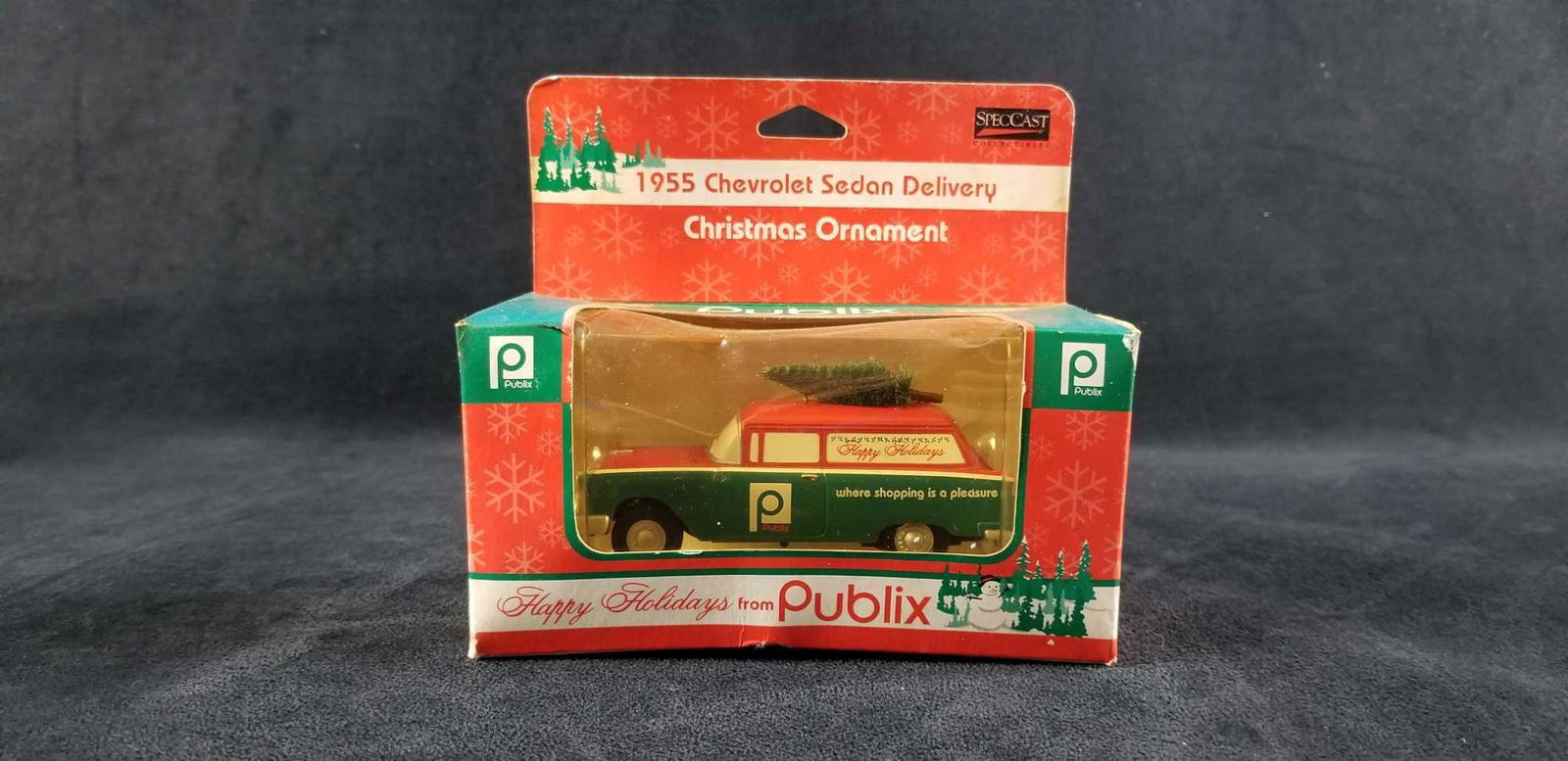 Publix Christmas Ornament 1955 Chevy Sedan 2000 Edition Oct 13, 2021