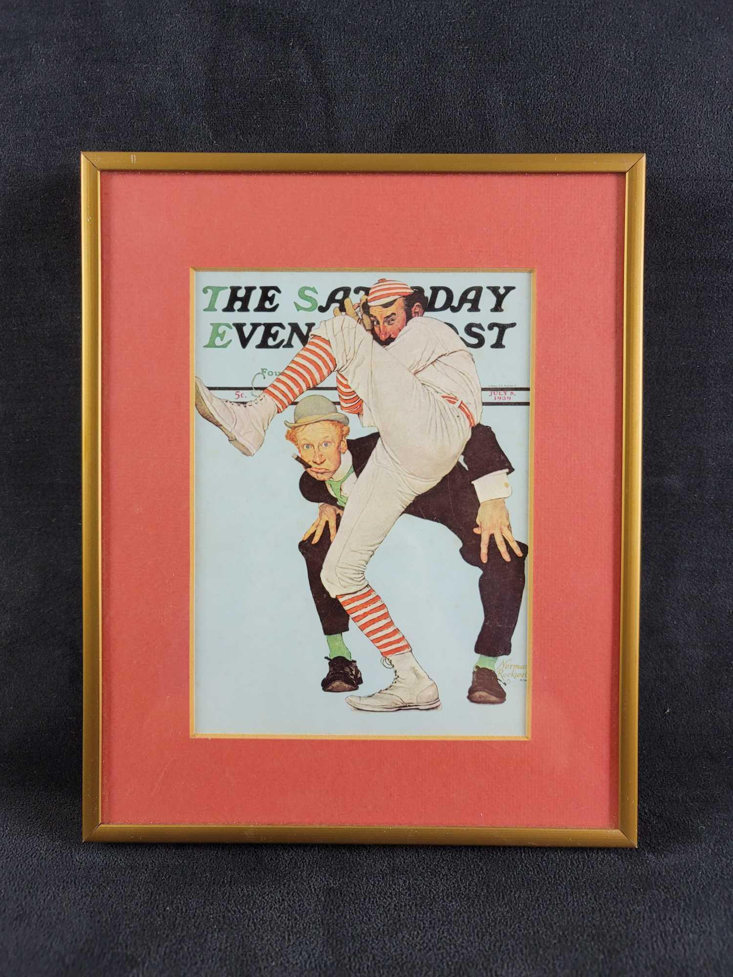 Norman Rockwell Baseball Magazine Evening Post (1 of 6)
