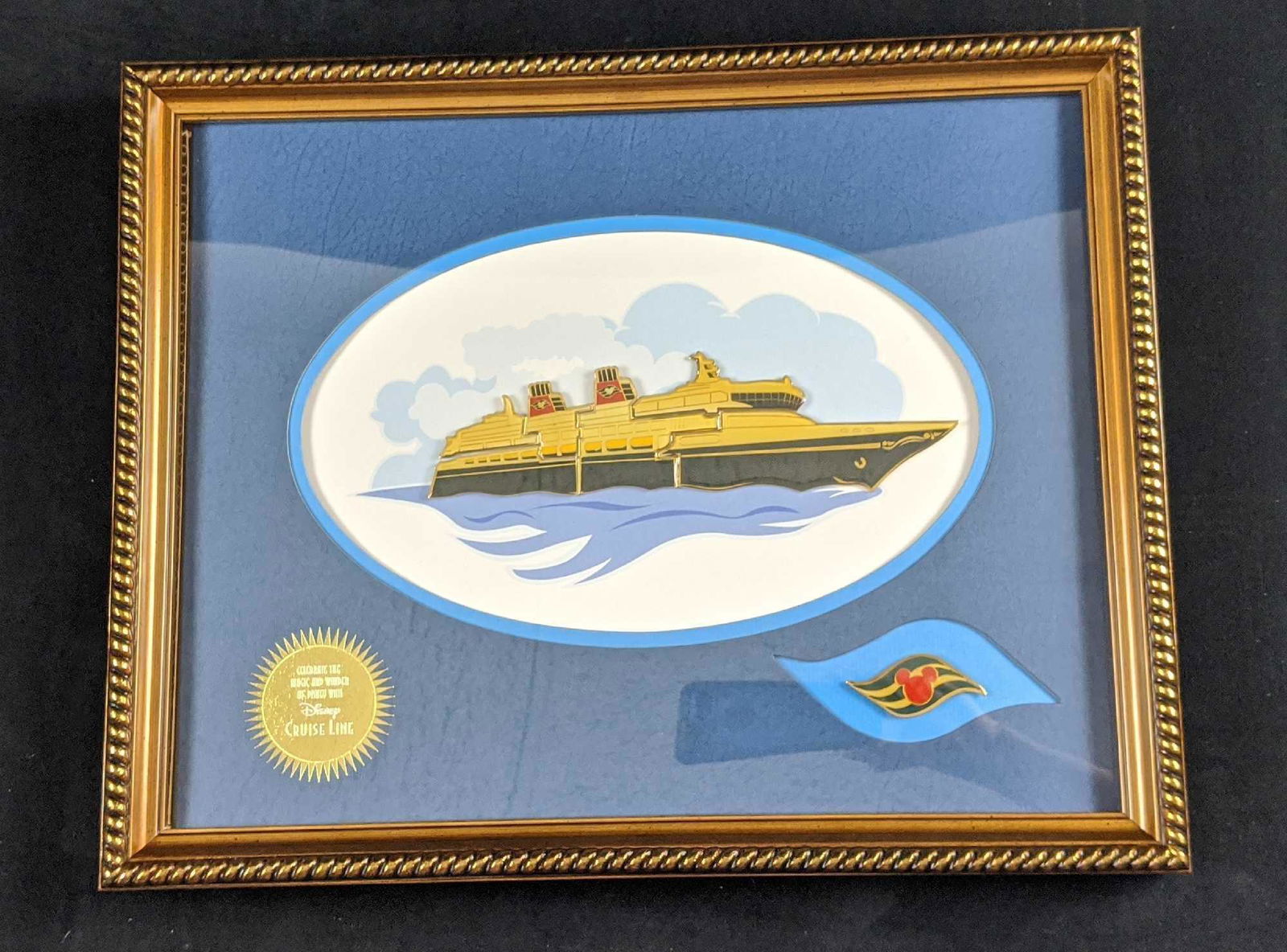 Framed Disney Cruise Line Exclusive Member Pin Set (1 of 11)