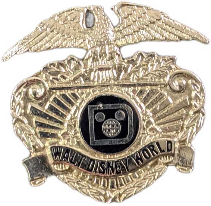 Early 1980s Disney World Female Security Metal Hat (1 of 2)