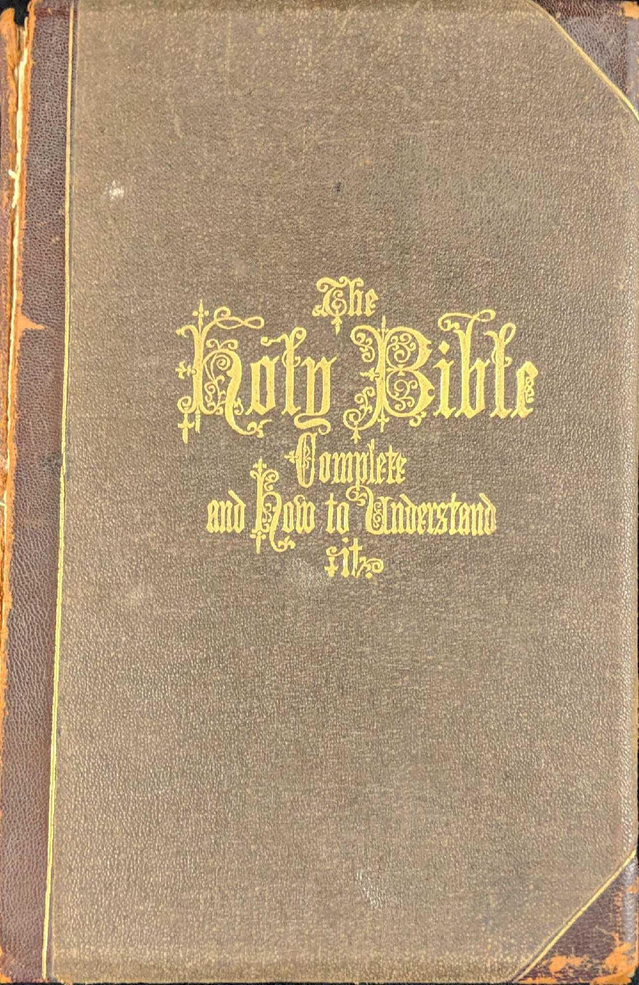 1871 Hitchcock New Complete Analysis Holy Bible W3 (1 of 11)
