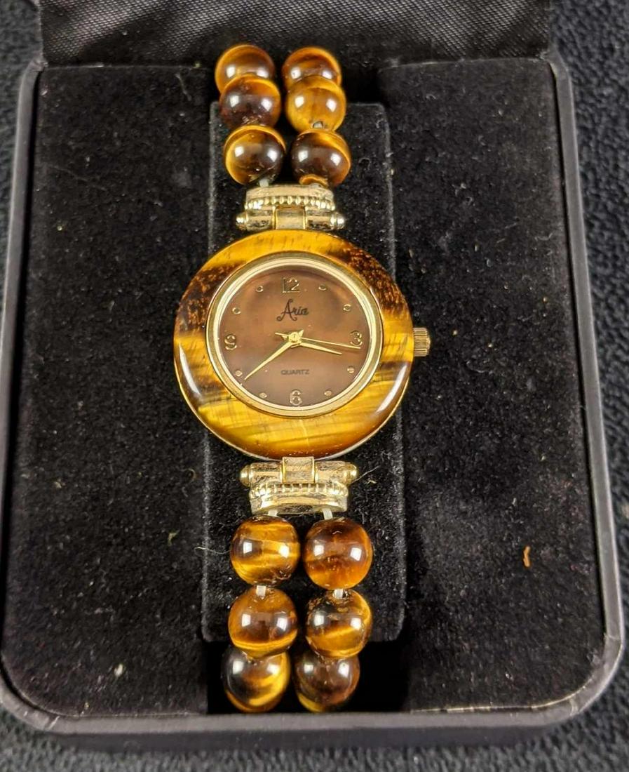 Tigers Eye Watch Bracelet Watch (1 of 4)