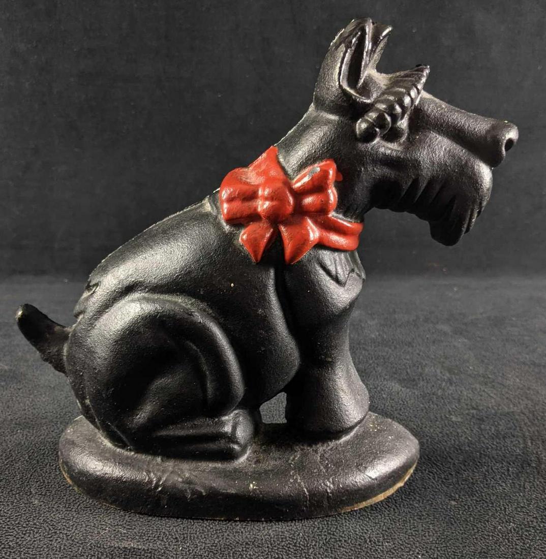 Scottish Terrier Cast Iron Door Stop Dog Door Stop (1 of 6)