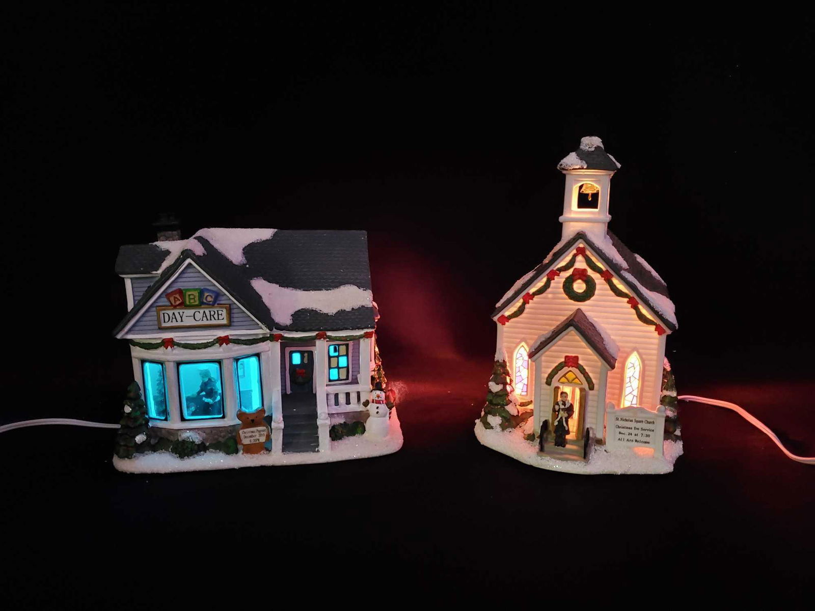 Two St Nicholas Square Illuminated Christmas Decor (1 of 20)