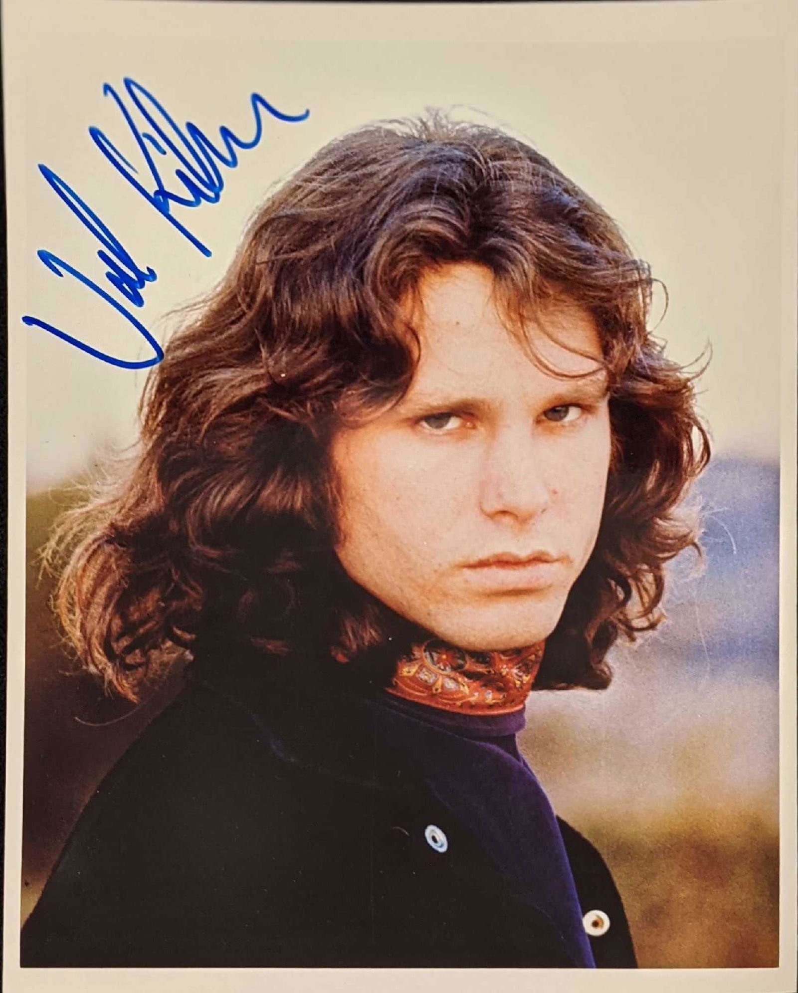 Autographed Val Kilmer Jim Morrison Photo (1 of 3)