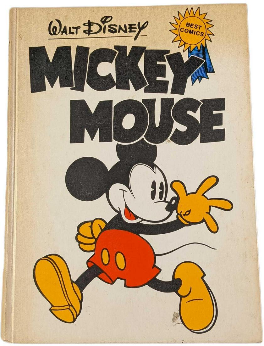 Vintage Disney Mickey Mouse Best Comics Hardcover (1 of 10)