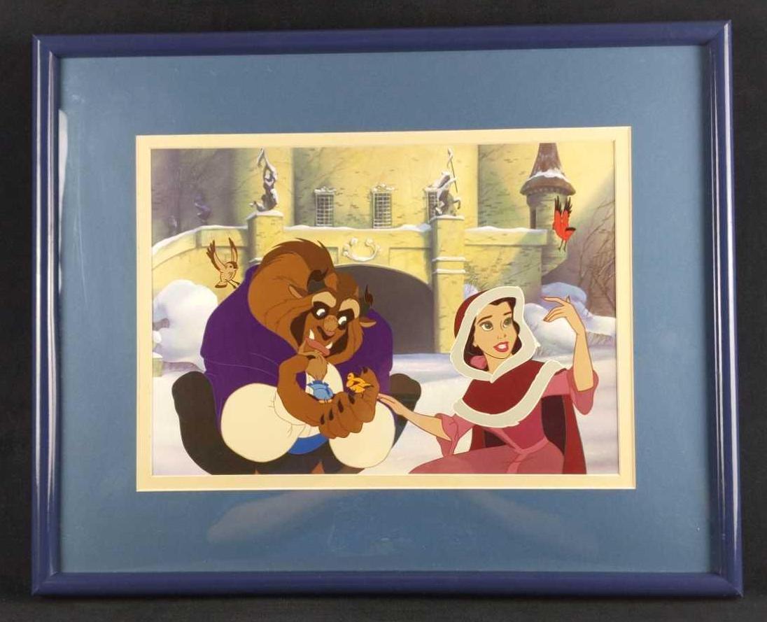 Framed Disney Belle Tames The Beast Litho Beauty Nov 03, 2021 Rapid