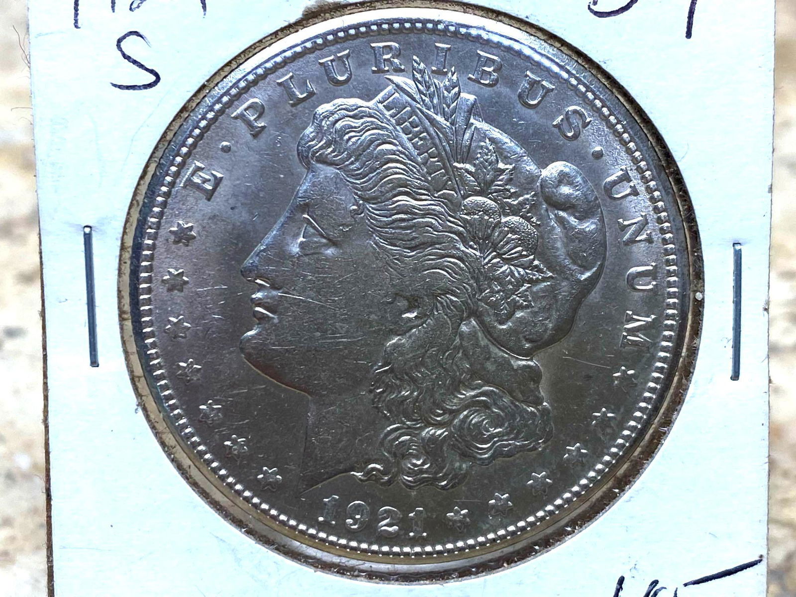 Antique US 1880 S BU Morgan Silver Dollar (1 of 2)