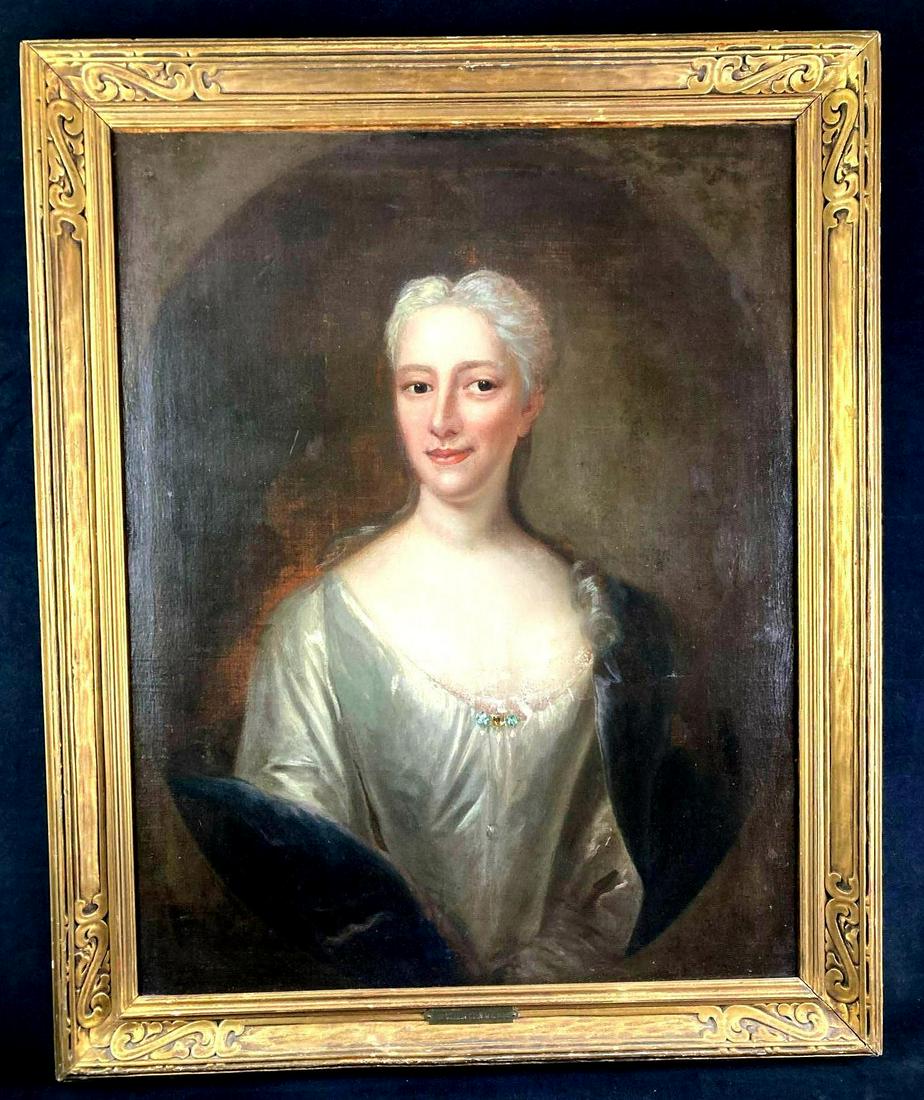 Original William R. Owen Oil Painting of Madame (1 of 8)