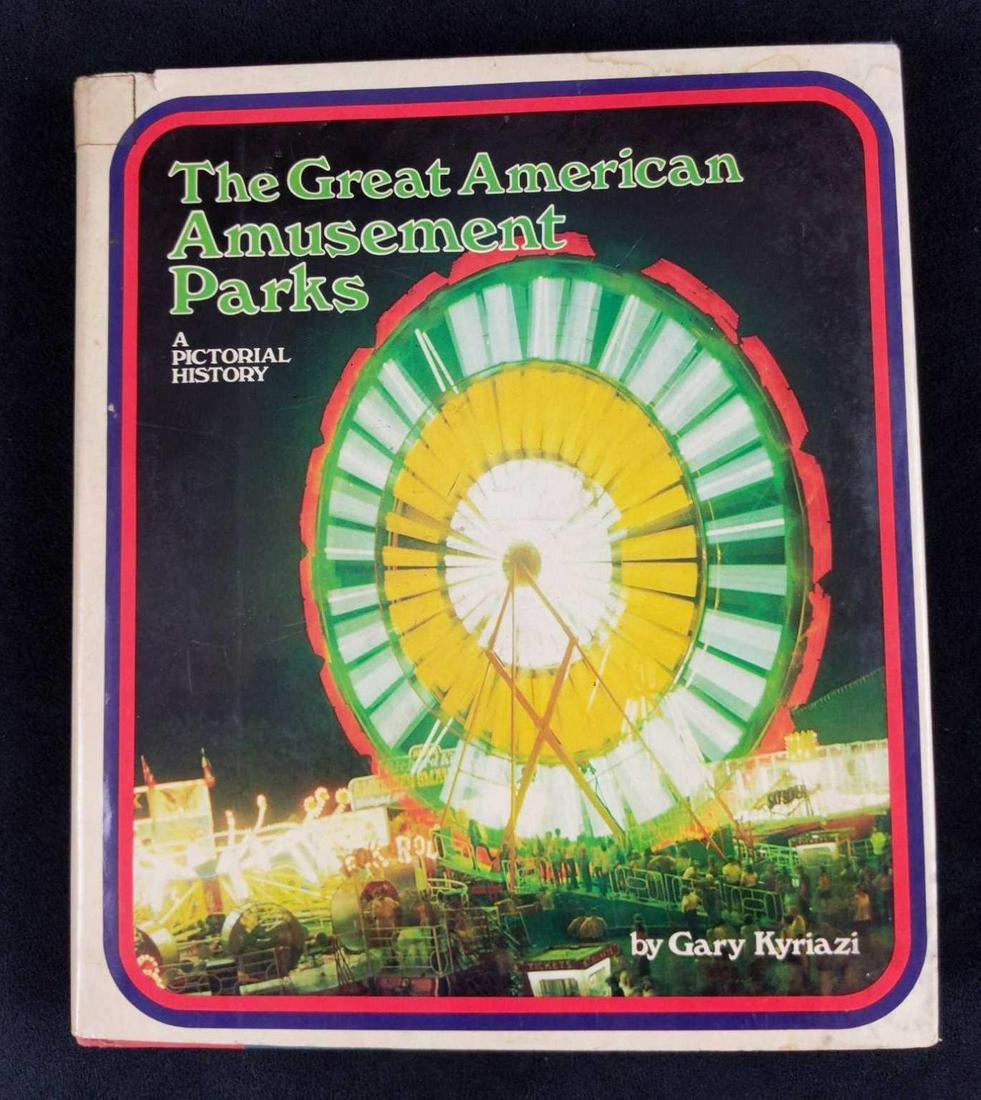 Vintage Great American Amusement Parks Book: Vintage The Great American Amusement Parks: A Pictorial History by Gary Kyriazi.. Published by Castle Books in 1978. Traces the history of Coney Island and points to the attractions of the most succes