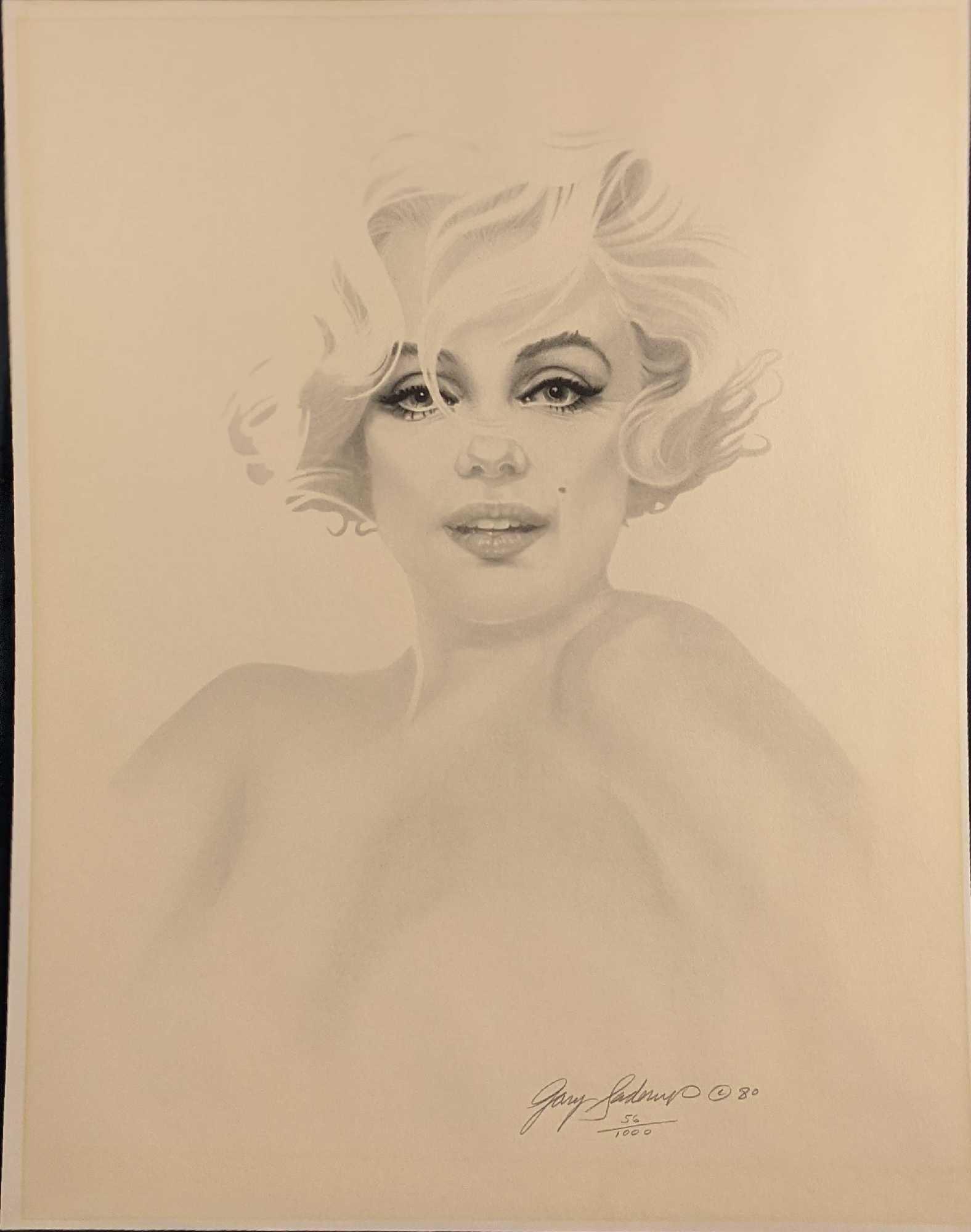 Marilyn Monroe LE Lithograph By Gary Saderup (1 of 5)