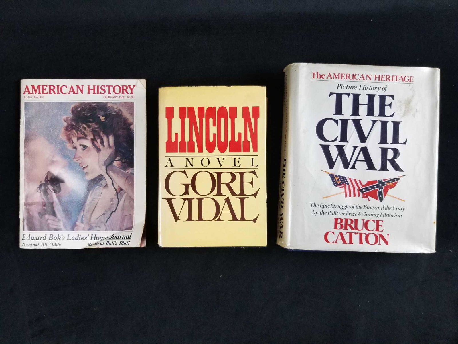Lot Of 3 Hardback Paper Books Civil War Bruce Catton (1 of 11)