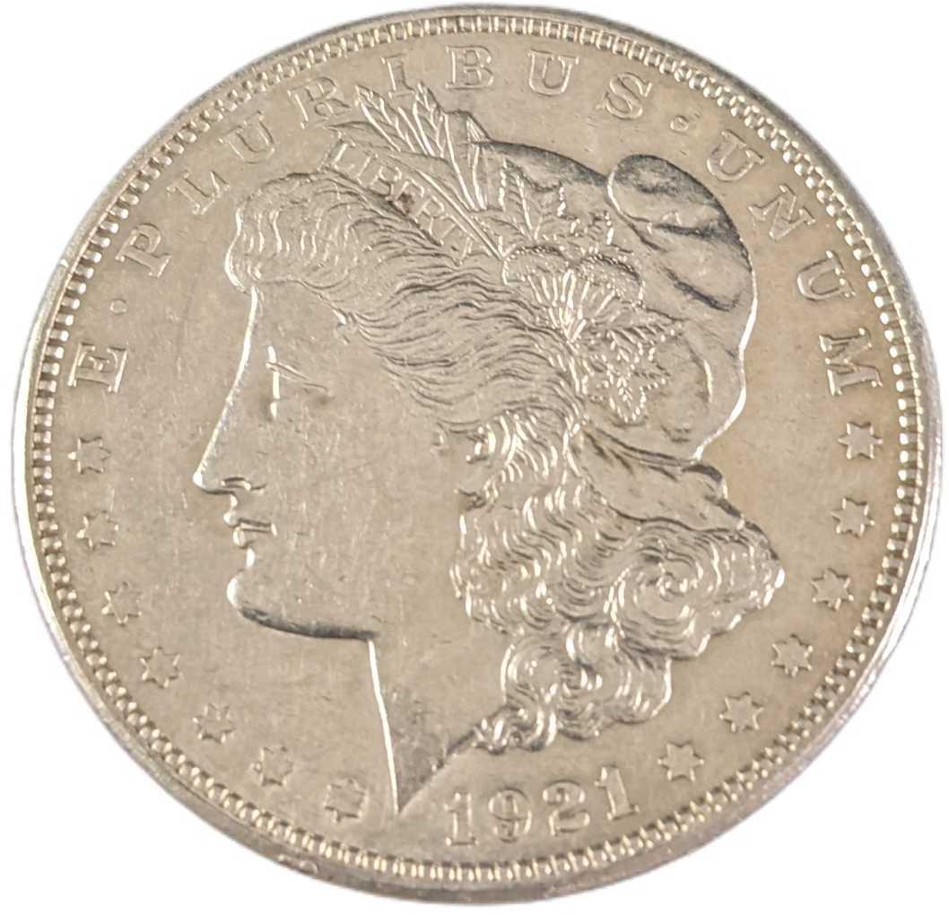 1921 US Morgan Silver Dollar (1 of 2)