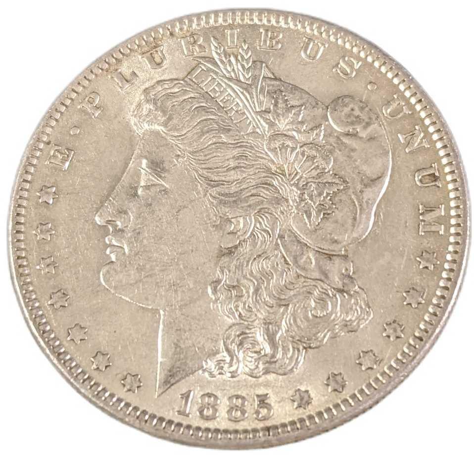 1885 US Morgan Silver Dollar (1 of 2)