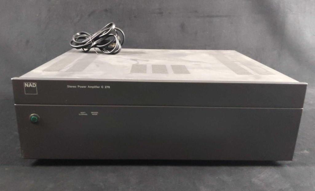 NAD C270 Stereo Power Amplifier (1 of 10)