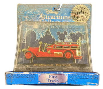 Disney World Die Cast Metal Fire Truck: All four Disney theme parks have some version of the Fire Truck. This particular replica bears "No 71" on the side, reminiscent of October 1, 1971, the date Walt Disney World Resort opened in Florida.