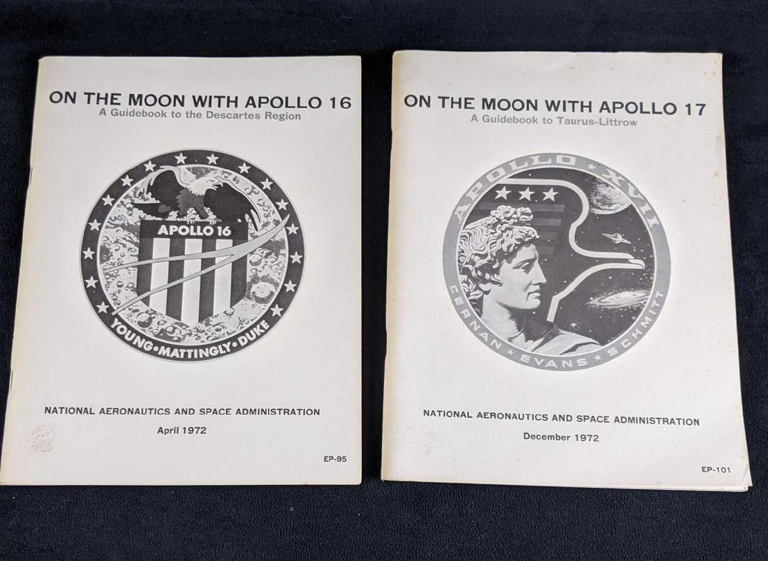 NASA On the Moon With Apollo 16 &17 Booklets (1 of 7)