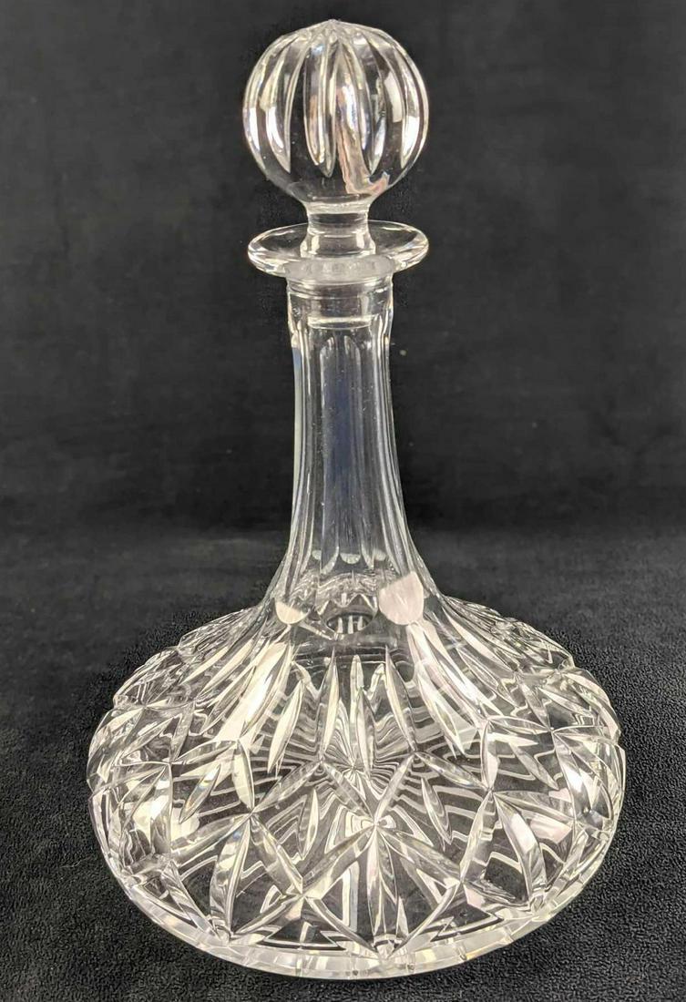Olympic Retired Block Heavy Lead Crystal Cut Decanter (1 of 8)