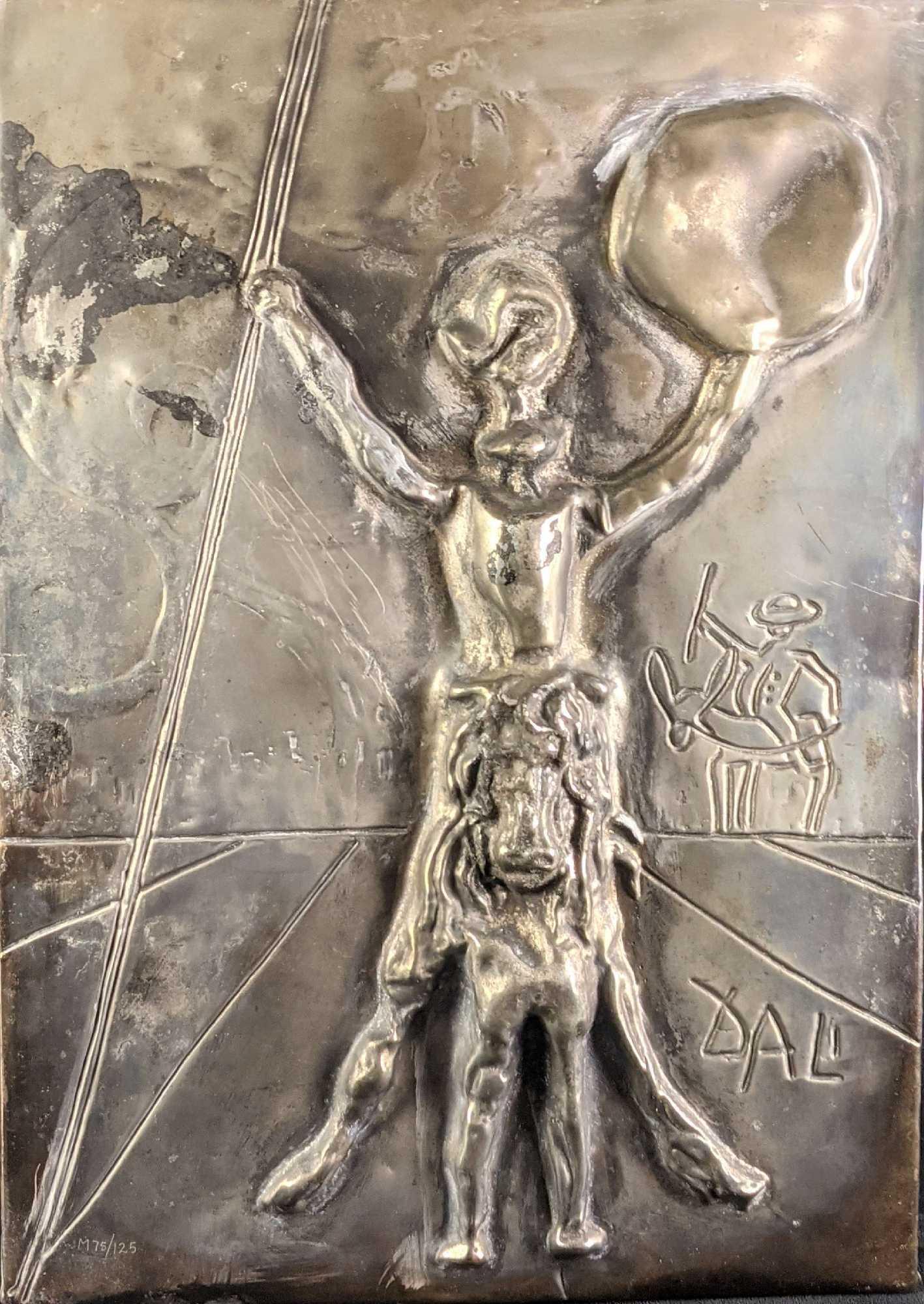 Limited Edition Salvador Dali Don Quixote Gold Bas (1 of 10)