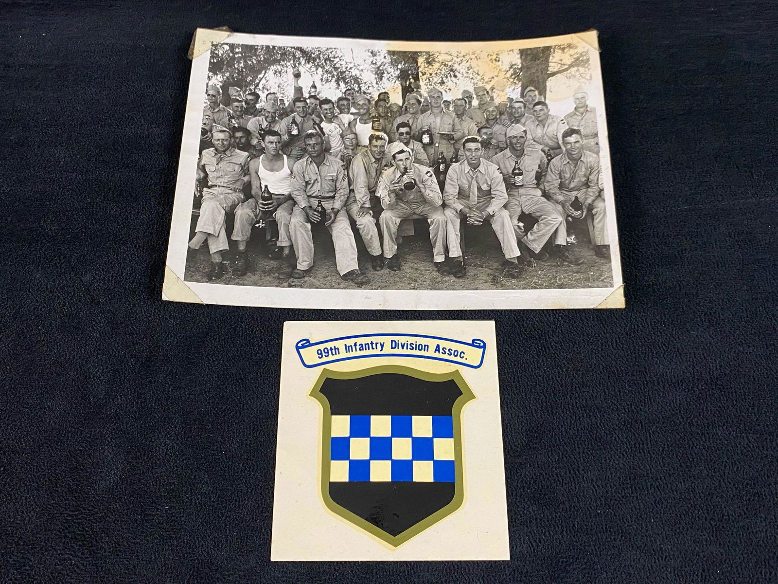 Vintage Original WWll Army 99th Infantry Picture & (1 of 5)