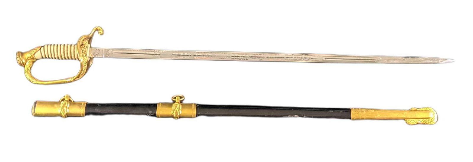 Gemsco US Military Dress Sword Made In Germany (1 of 8)