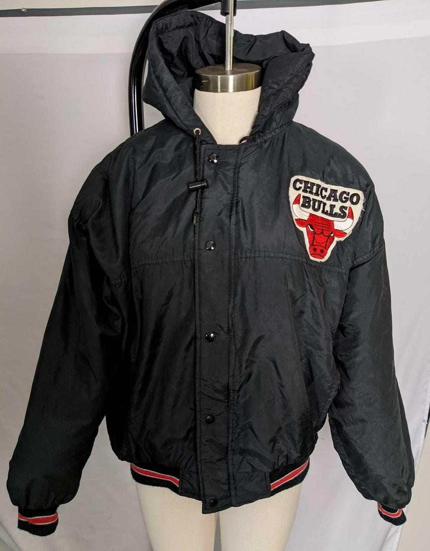 Starline Chicago Bulls Large Nylon Mens Windbreaker (1 of 7)
