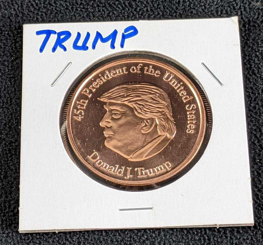 Donald Trump 45th President Coin Copper Coin (1 of 3)