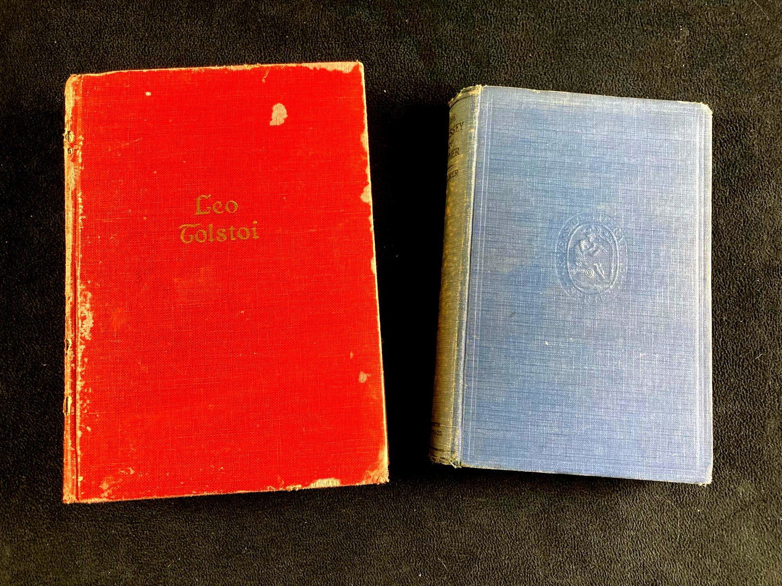 (2) Antique Books The Works of Tolstoi & The Odyssey (1 of 10)