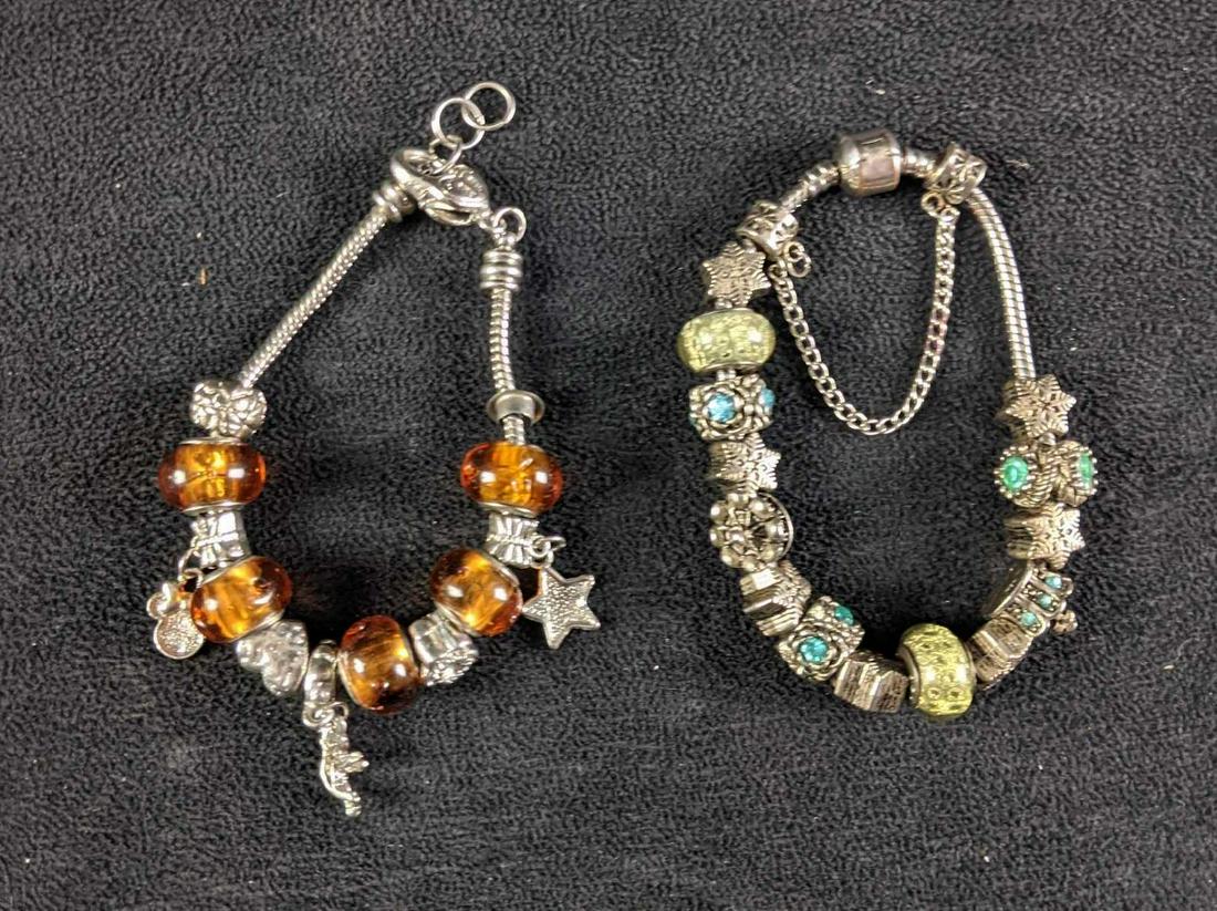 Two Charm Bracelets Modern Charm Bracelets (1 of 4)