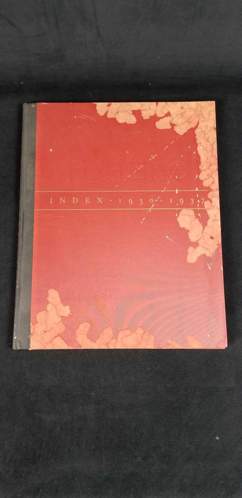 Fortune Magazine Index 1930 1937 Hardcover (1 of 9)