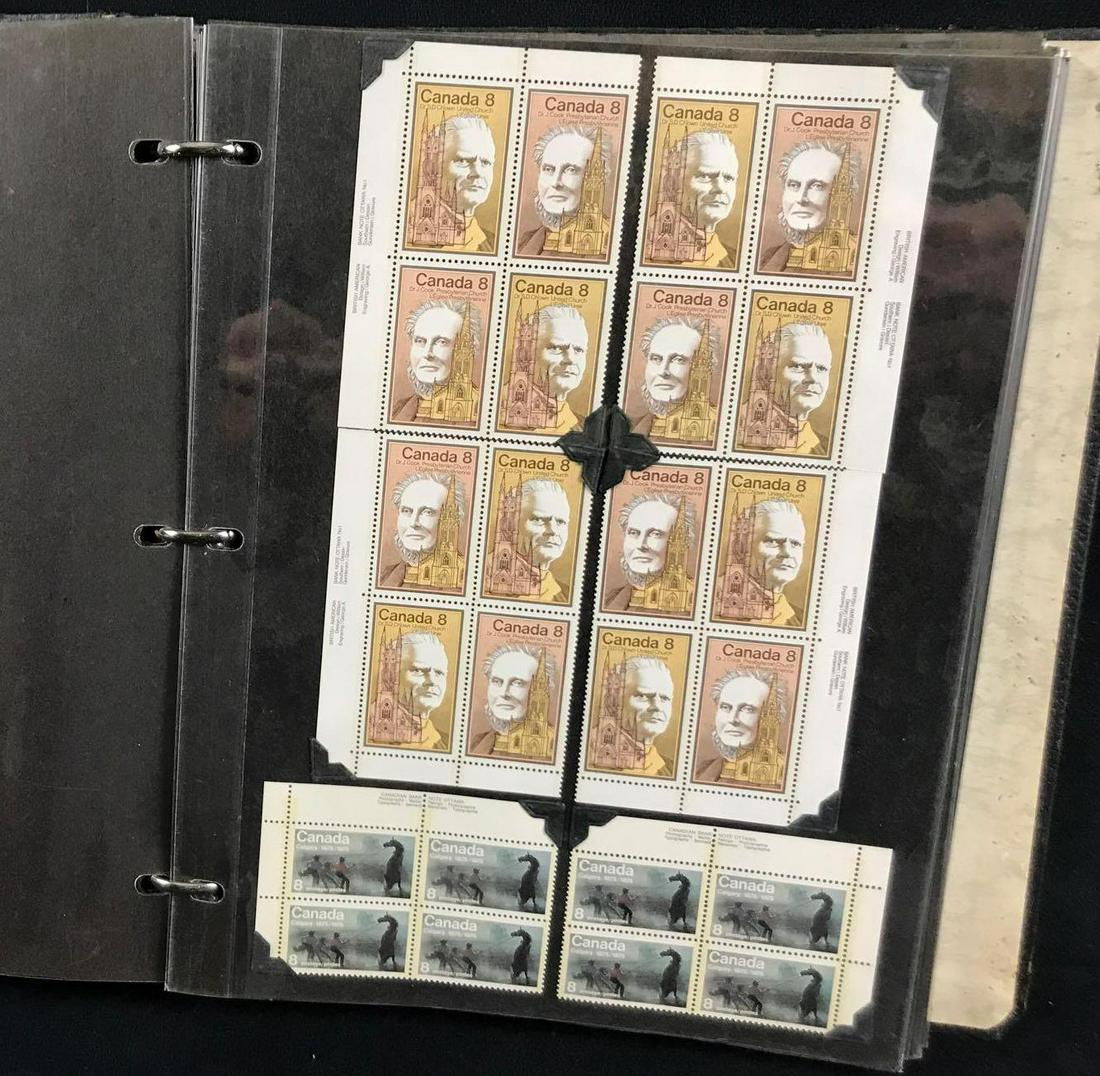 Large Collection Uncut Unhinged Canada Stamps A (1 of 11)