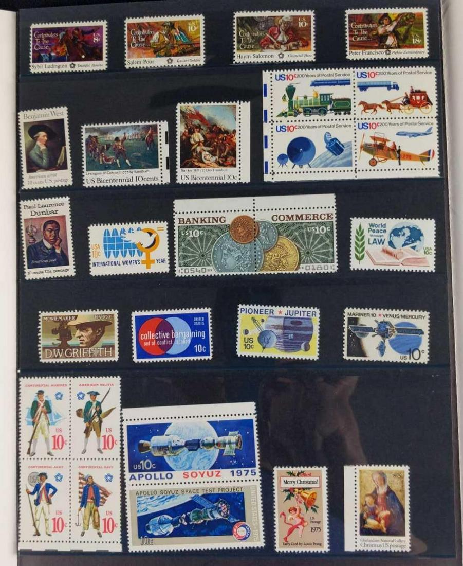 1975 Complete Commemorative Year Set US Stamps (1 of 6)