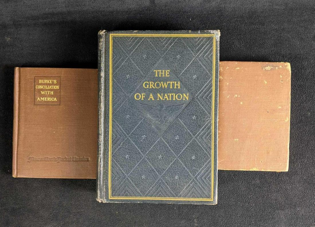 Three Early American History/ Philosophy Books (1 of 10)