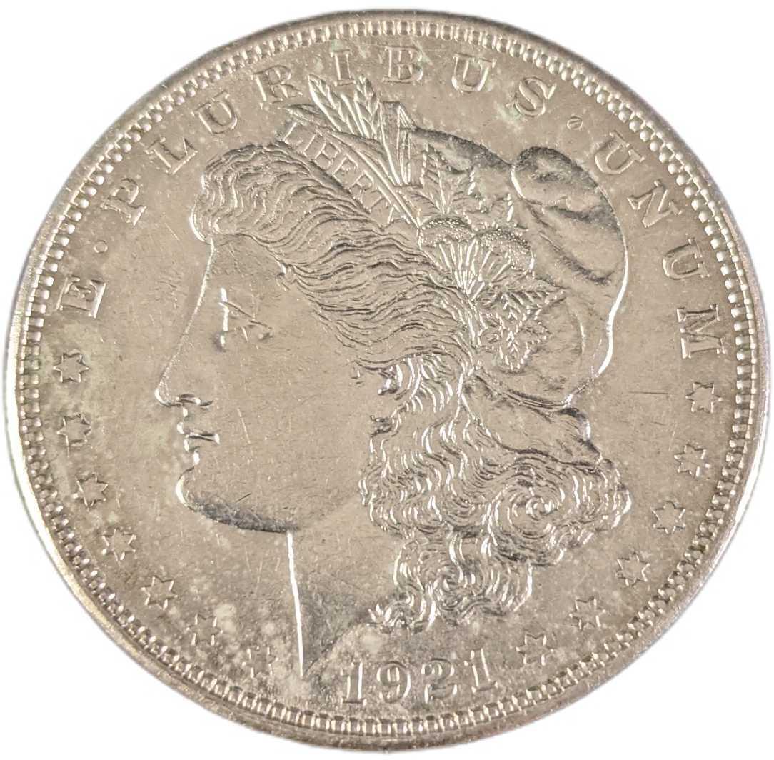 1921 US Morgan Silver Dollar (1 of 2)