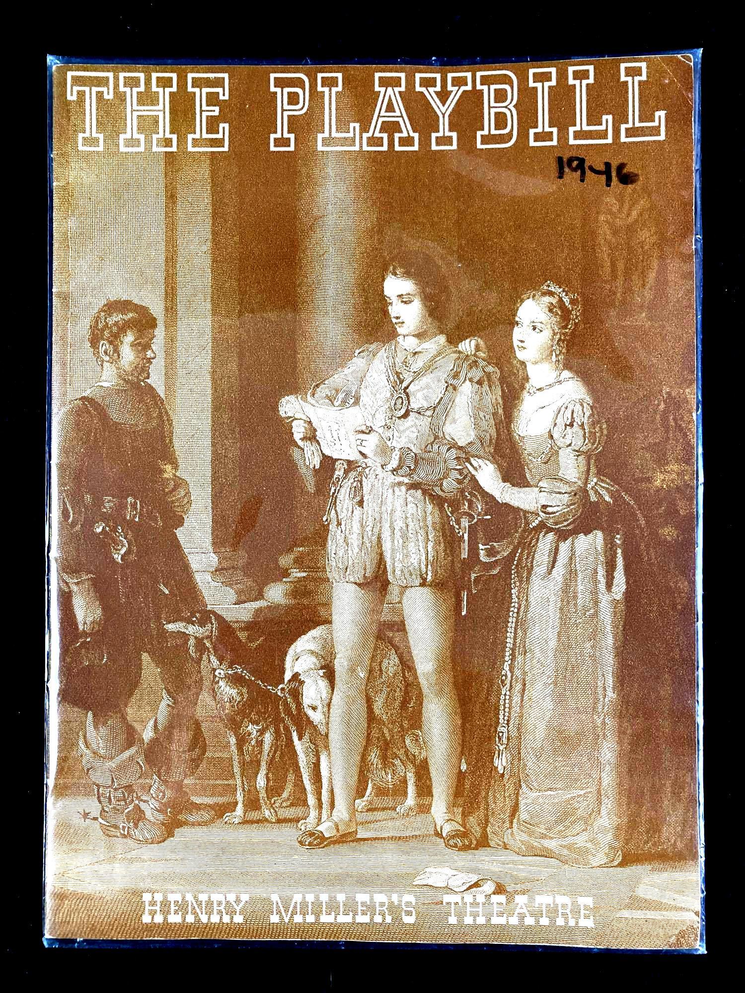 The Playbill for Henry Miller's Theater 1946: Up for auction is a 1946 The Playbill for Henry Miller's Theater magazine. Fresh from a recent estate, this auction includes: (1) The Playbill: Henry Miller's Theater Magazine Circa 1946 Condition is