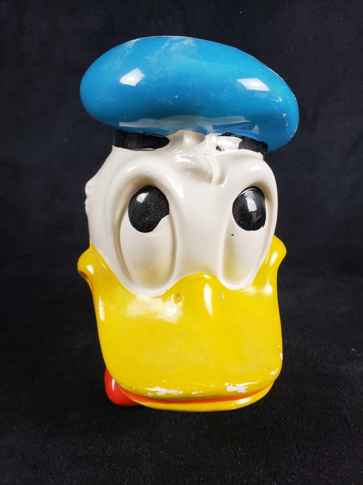 Enesco Walt Disney Productions Donald Duck Head Piggy (1 of 6)