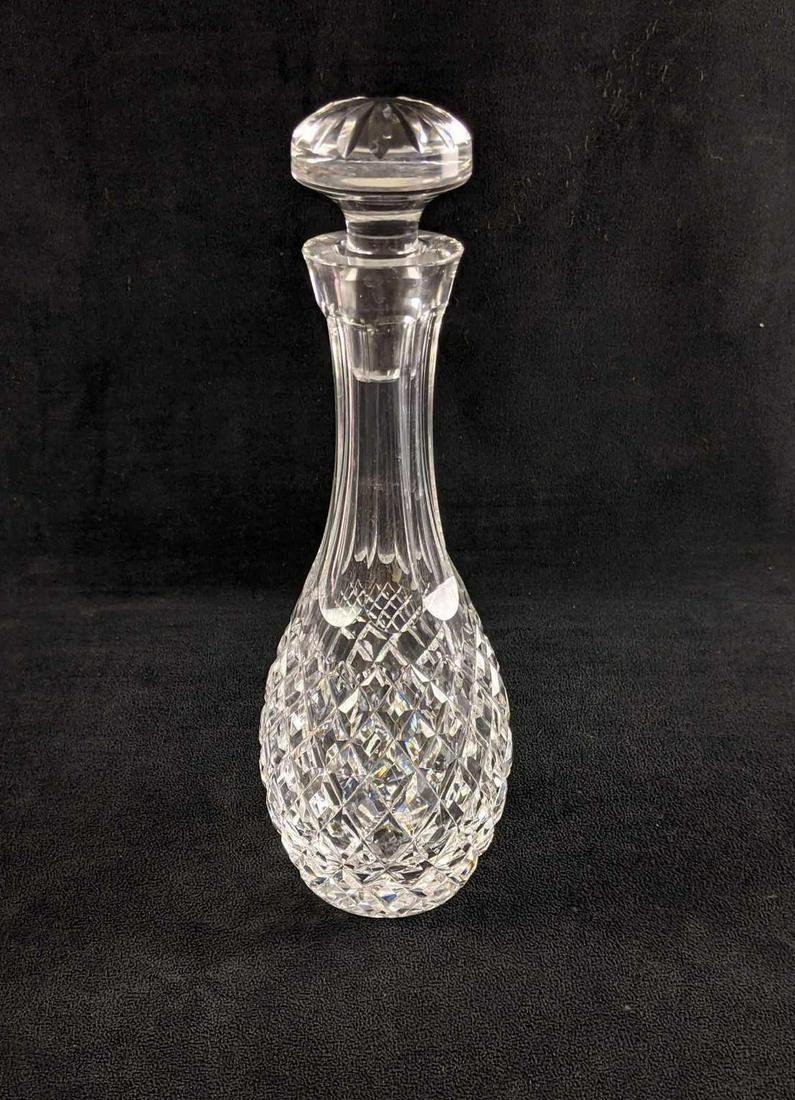 Waterford Crystal Decanter Diamond Cut Lidded (1 of 5)