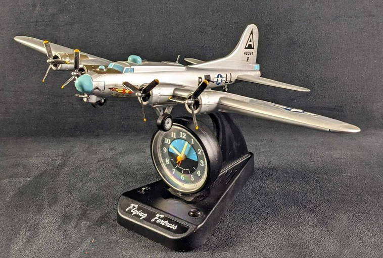 Flying Fortress B 17 Bomber Alarm Clock