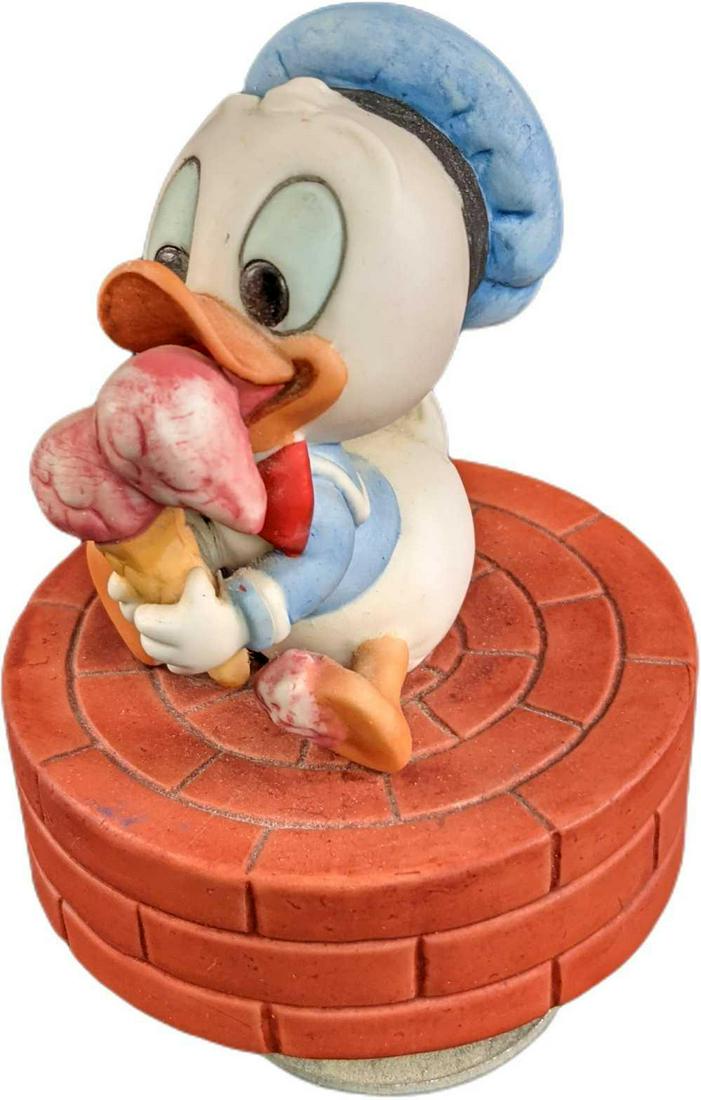 Disney Babies Donald Duck Bisque Porcelain Figurine (1 of 6)
