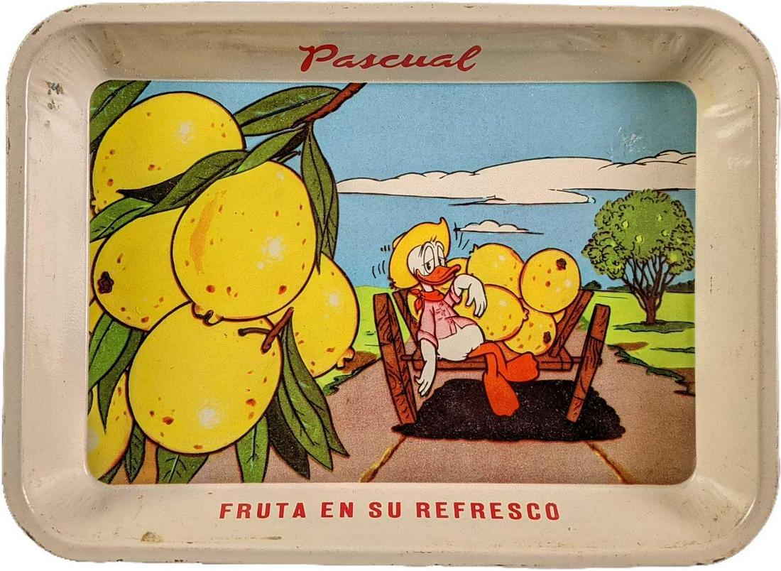 Vintage Donald Duck Pascual Mexican Soda Tin Tip Tray (1 of 4)